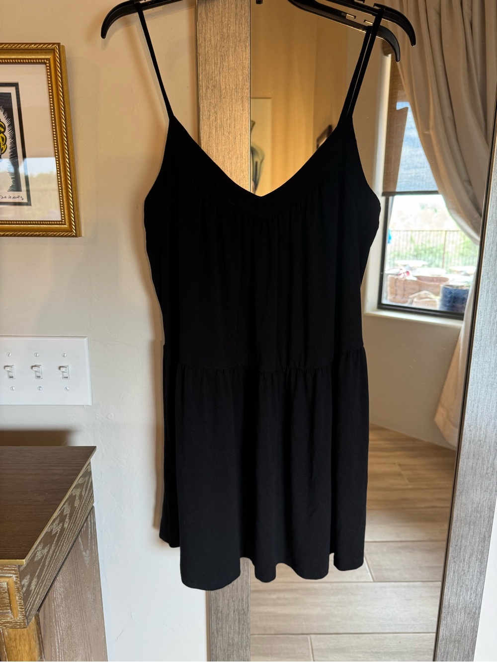Women's Black Tiered Sundress